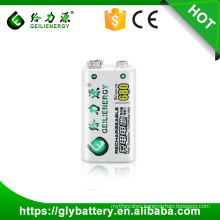 Wholesale price High Capacity Geilienergy Polymer 9V 680mah Rechargeble Battery